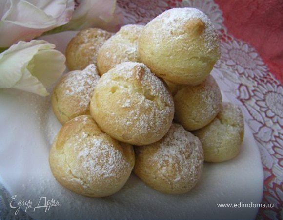 Профитроли с лимонным кремом Профитроли с лимонным кремом