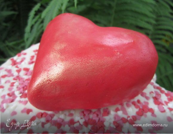 Серце из мастики  МК.