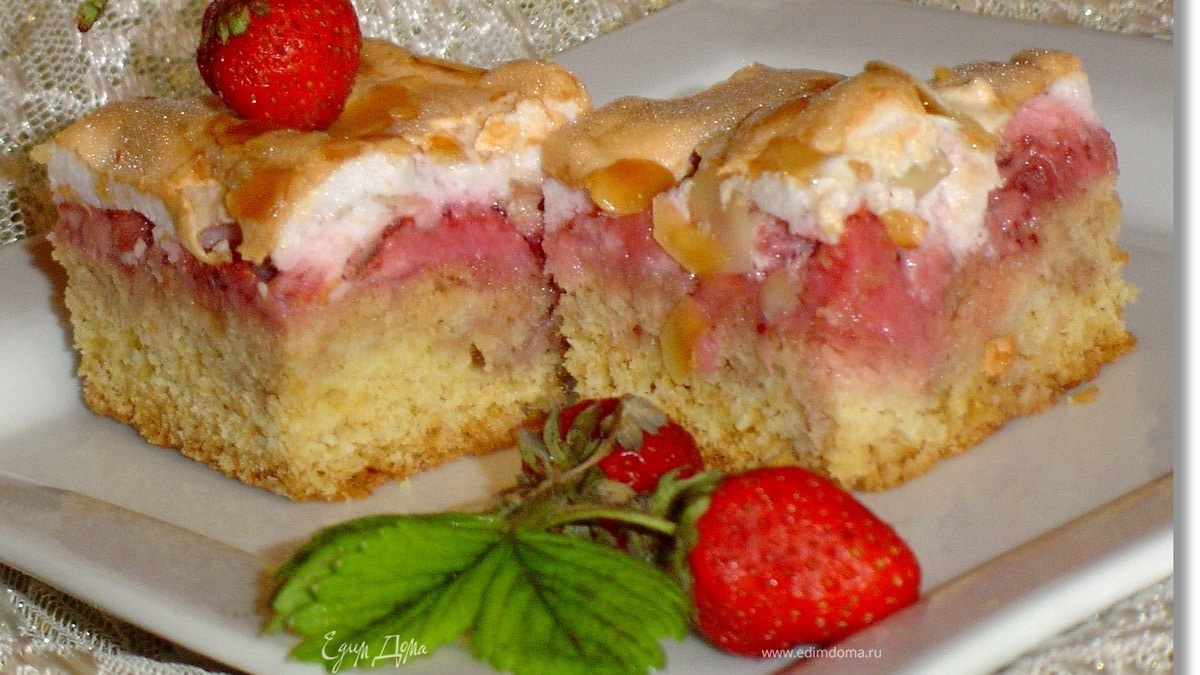 Клубничный пирог