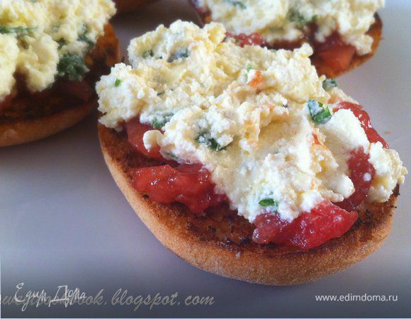 Закуска из творога с томатами Закуска из творога с томатами