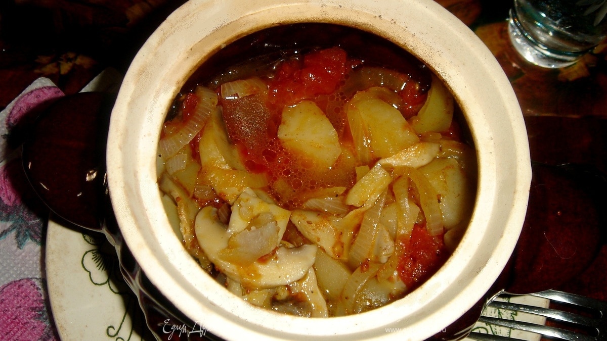 Грибное жаркое!!!