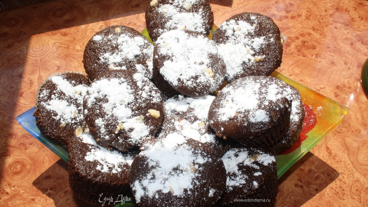 Шоколадные кексики