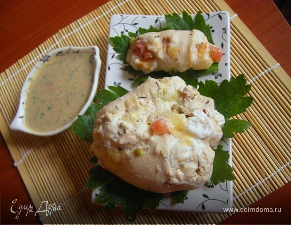 Сочные куриные конверты и рулеты из пароварки Сочные куриные конверты и рулеты из пароварки