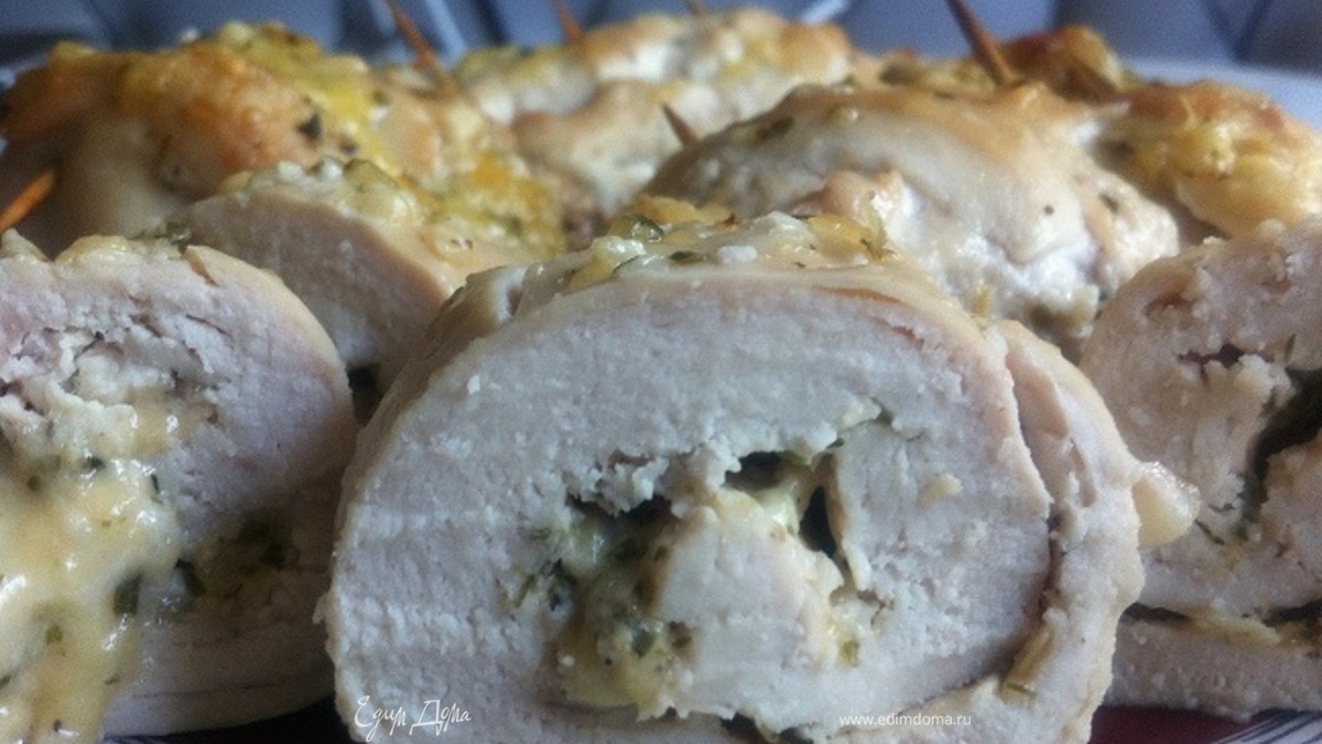 Куриный рулет с сыром