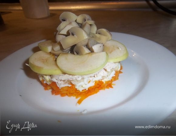 Шуба с курицей