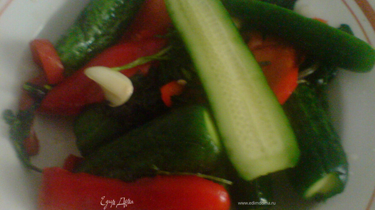 Импровизация на тему экспресс-огурчиков от Валентины