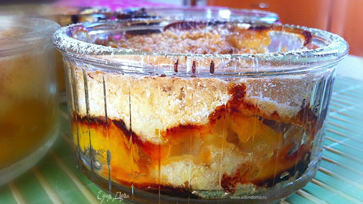 Фруктовый крамбл для Алисы