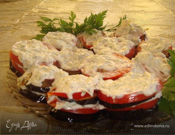 Нежная закуска из баклажан Нежная закуска из баклажан