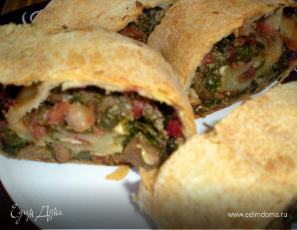 Штрудель с ботвой Штрудель с ботвой