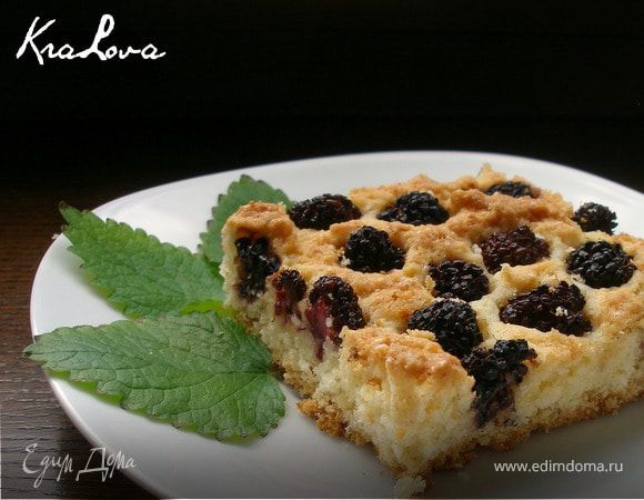 Ежевично-кокосовый пирог