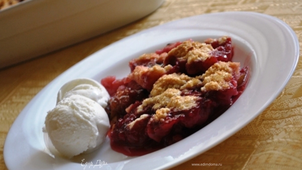 Фруктовый кобблер