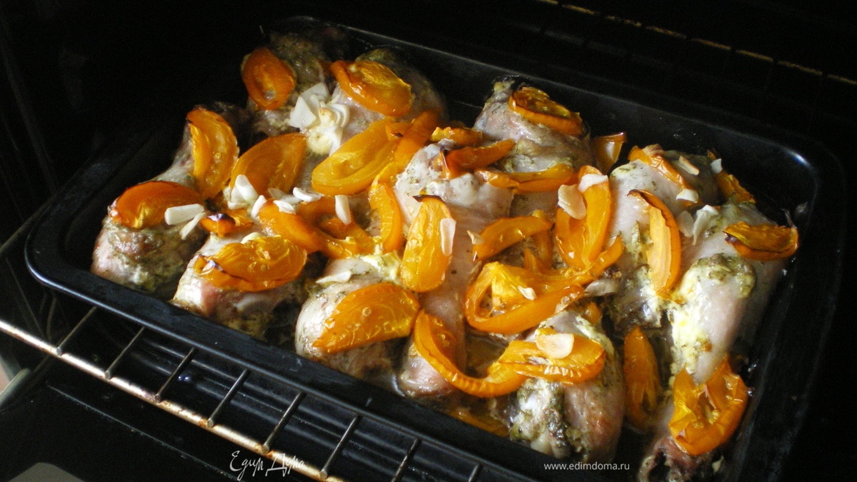 Курица по-провански.