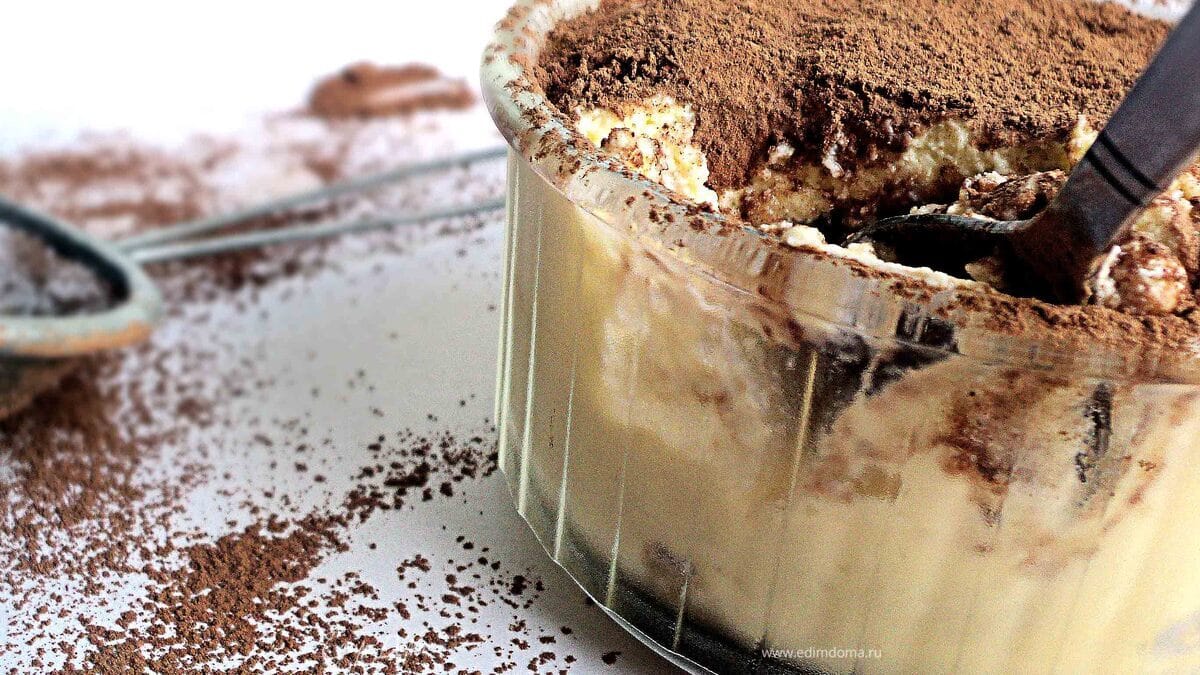 Творожный десерт в стиле "Тирамису"