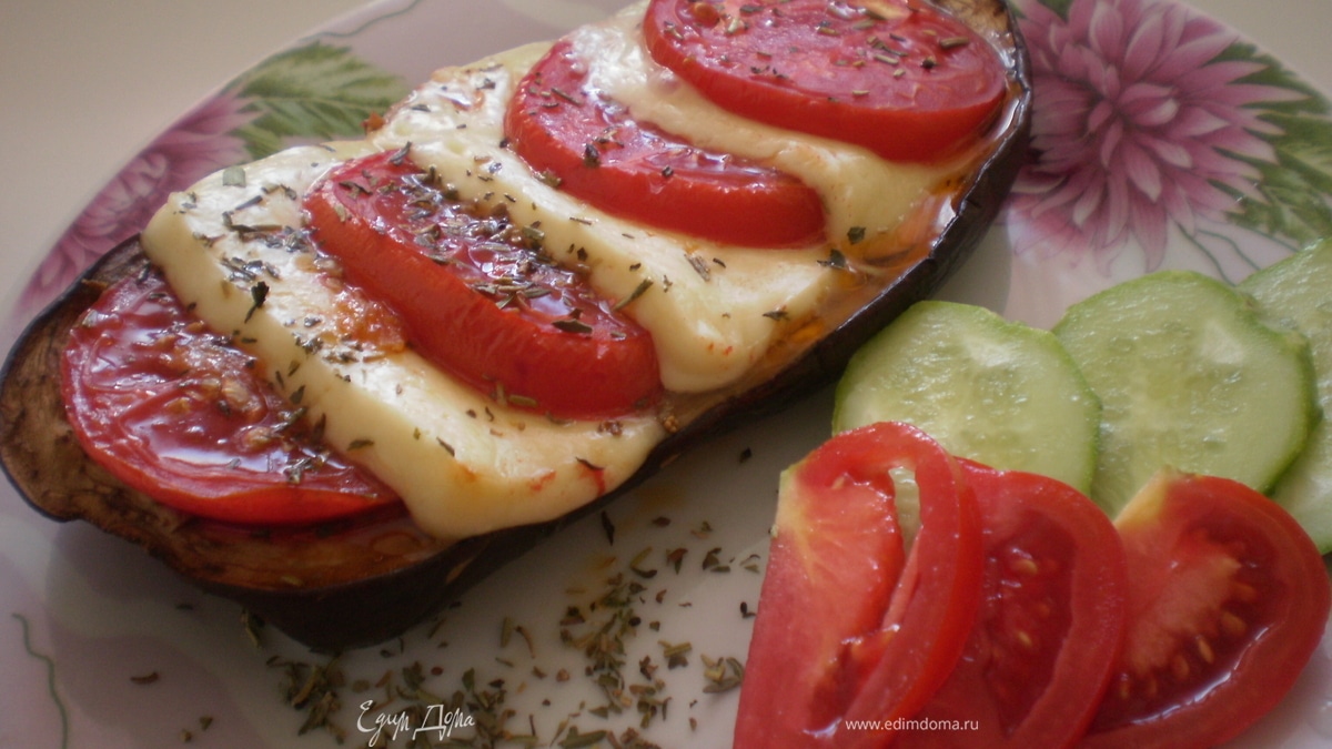 Лодочки из баклажан "Armada invencible"