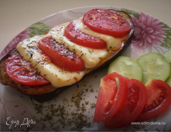 Лодочки из баклажан "Armada invencible"