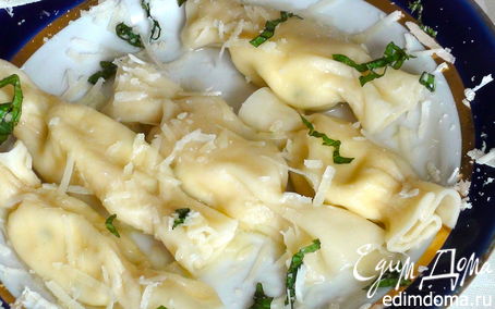 Рецепт Caramelle, formaggio e menta.