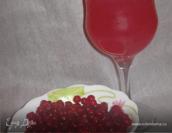 Кисель из красной смородины