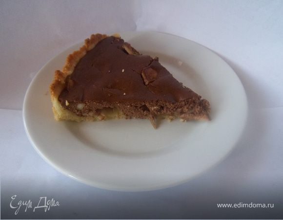 Шоколадный пирог с грушами Шоколадный пирог с грушами