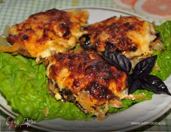 Отбивные с черносливом и курагой