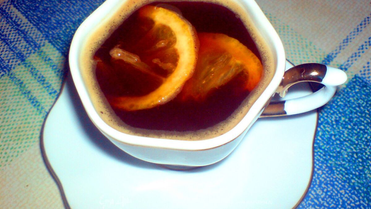 Кофе с лимоном