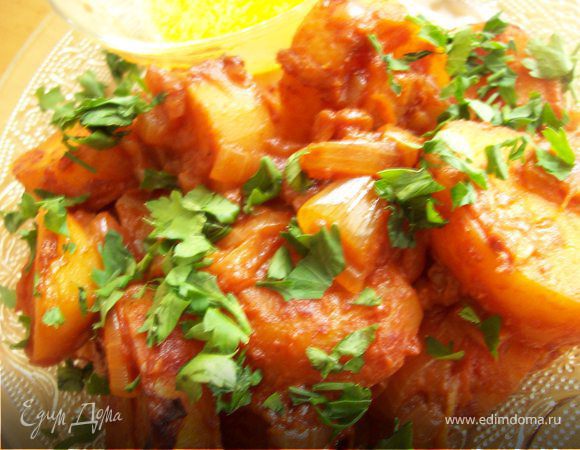 Картофель, тушеный по-Венгерски