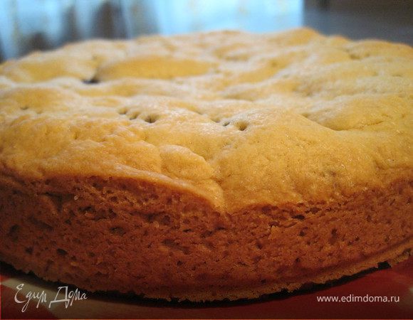 Творожно-черничный пирог