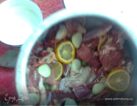 Баранина в белом вине Баранина в белом вине