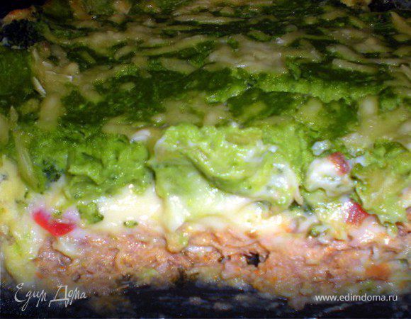 Запеканка с суфле из брокколи