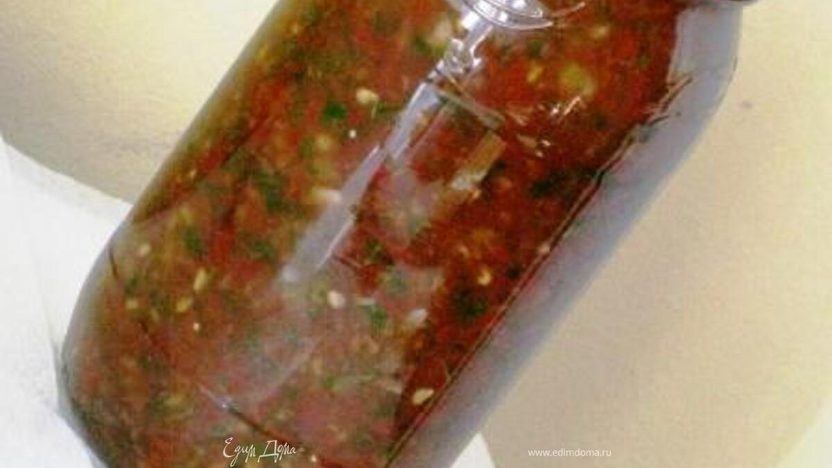 Острый домашний сырой соус