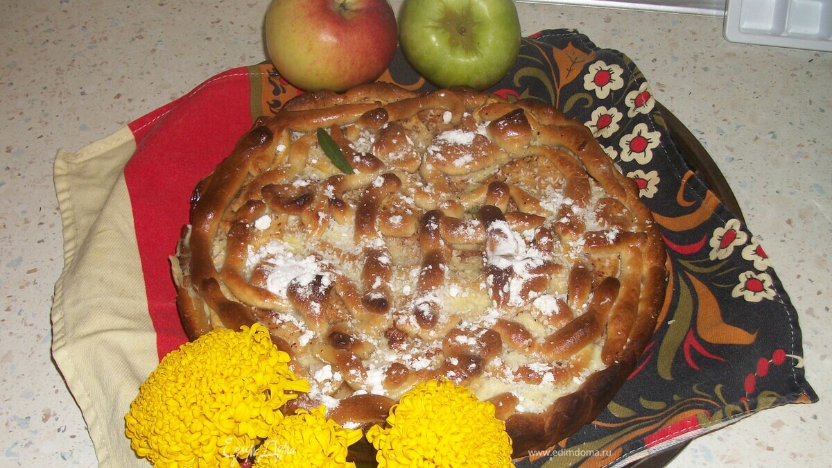 Медовый пирог "Райское яблочко"