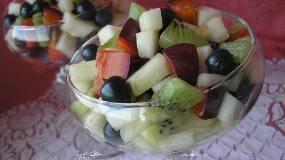 Фруктовый салат с дыней для ТаИс :)