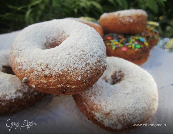 Пончики творожные, пышные:) Пончики творожные, пышные:)