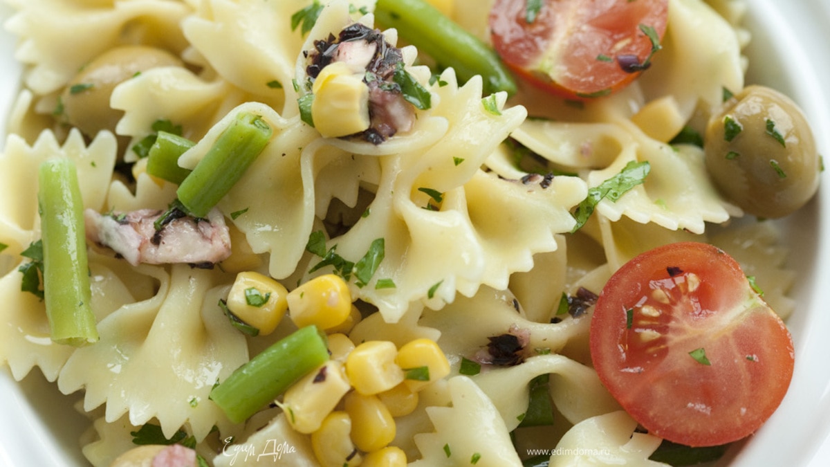 Салат из бантиков