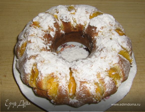 Пирог  с  фруктами