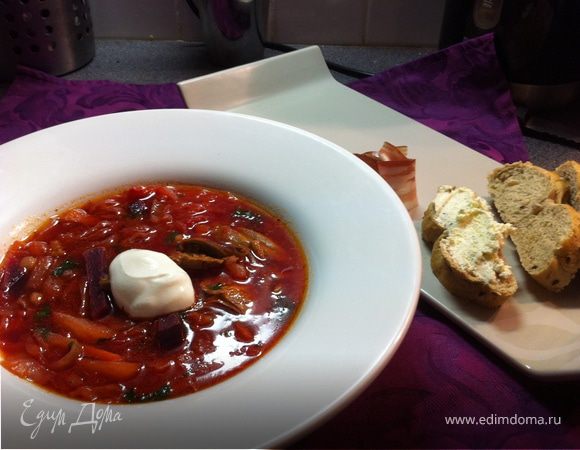 Борщ с уткой