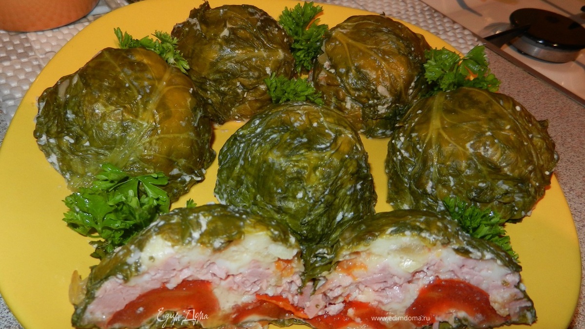 Ветчино-овощная закуска-омлет