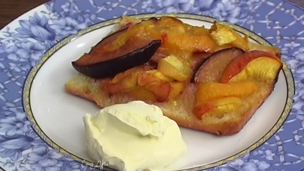 Брускетта с фруктами