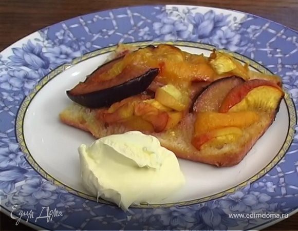 Брускетта с фруктами Брускетта с фруктами