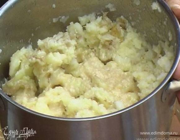 Пюре из молодого картофеля с пармезаном 