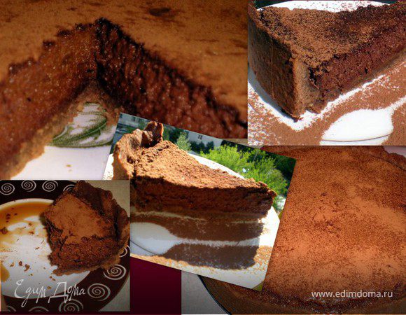 Миндальный тарт с брауни Миндальный тарт с брауни