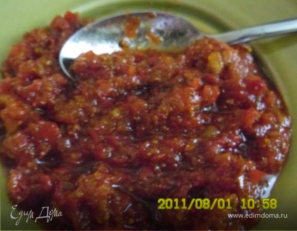 Сырая аджика(приправа) Сырая аджика(приправа)