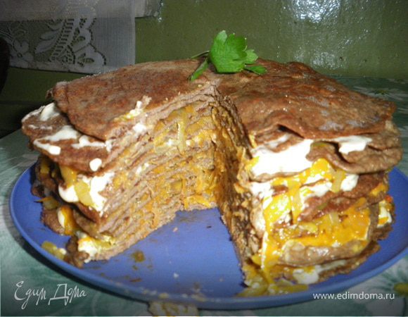 Вкусненький Печеночный торт