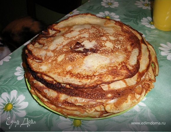 Блинчики с тыквой