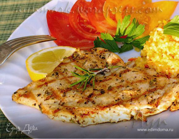 Куриная  грудка в лимонном маринаде