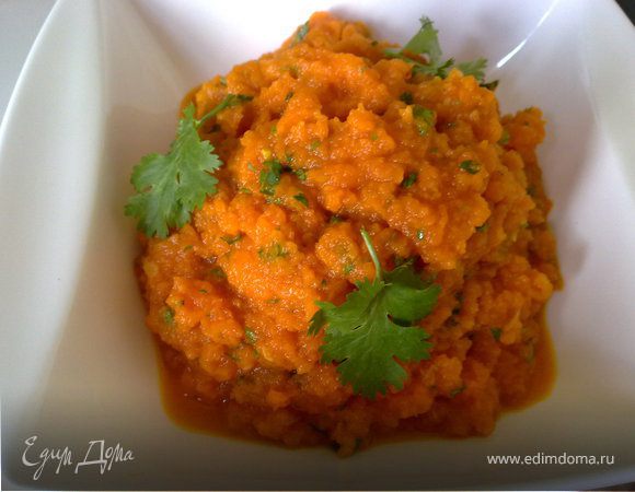 Морковное пюре c кумином по-марокански Морковное пюре c кумином по-марокански