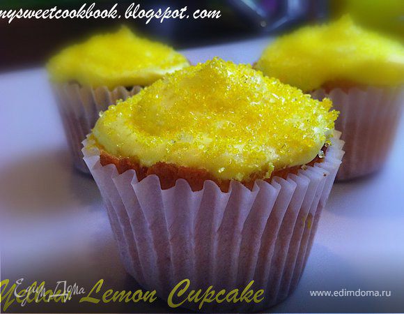 Yellow Lemon Cupcake Yellow Lemon Cupcake
