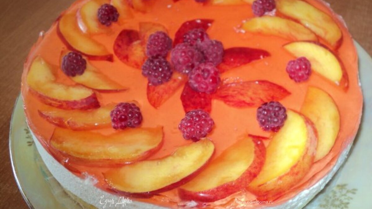 Торт « Персиковый нектар»