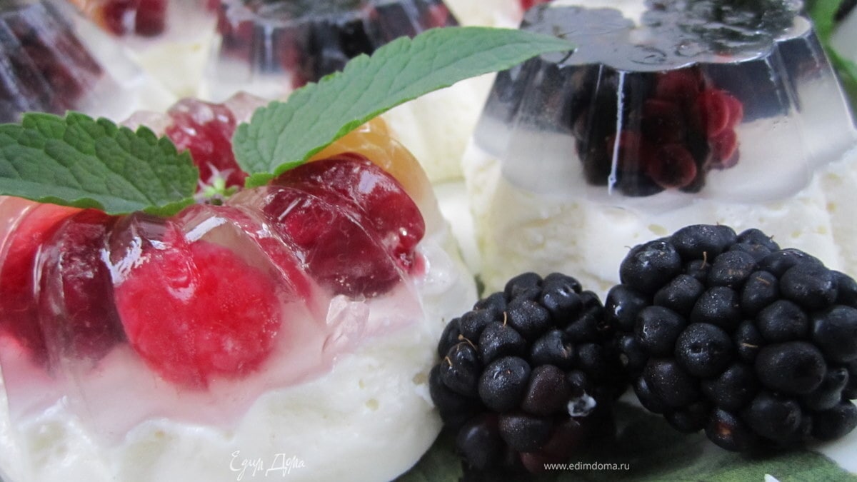 Суфле "Ягодно-сливочные тучки "))