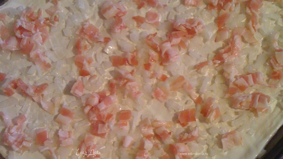 Пирог Flammkuchen