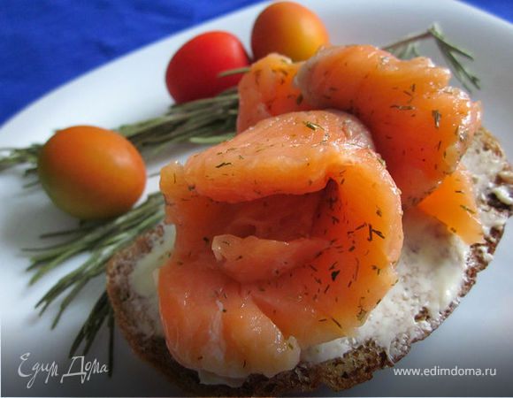 Сёмга солёная по-фински Сёмга солёная по-фински